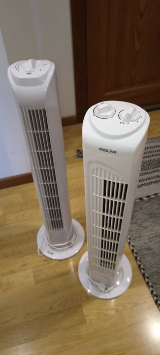 2 ventiladores de coluna seminovos