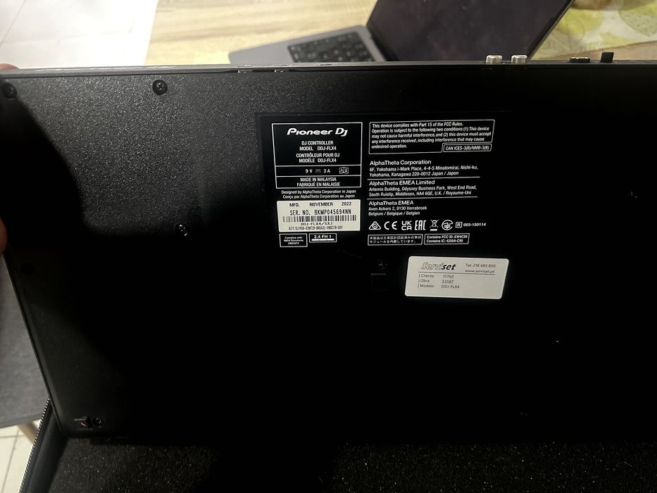 Título Pioneer DDJ‑FLX4 + Case rígido — Como nova