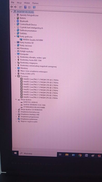 Laptop Dell Precision M6700 i7 Nvidia Quadro K4100M