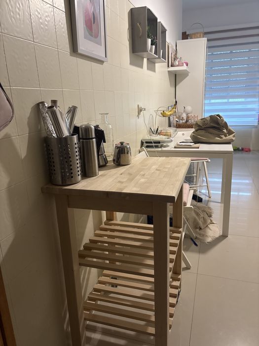 Carrinho apoio cozinha Bekväm