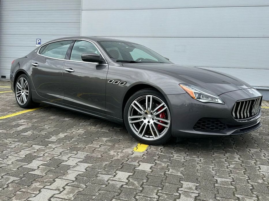 Maserati Quattroporte S 3.0 V6 430KM | 2018r | 58500km | Koniakowa skóra | Aktywny wydech
