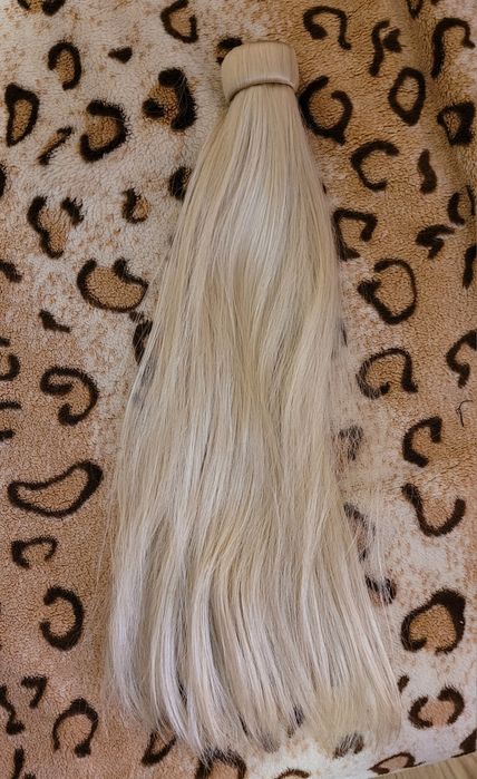 Sprzedam doczepianą kitkę blond 45 cm