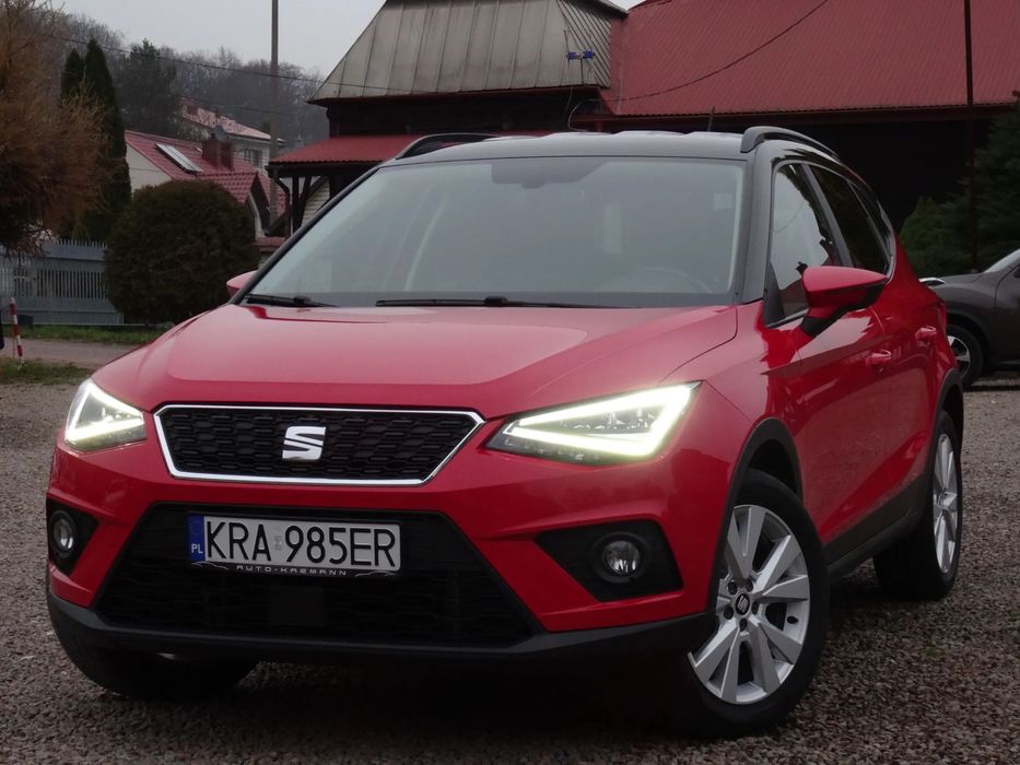 Seat Arona Full Led-Alcantara-PDC-84000km-Po pełnym serwisie-Oryginalny lakier!!