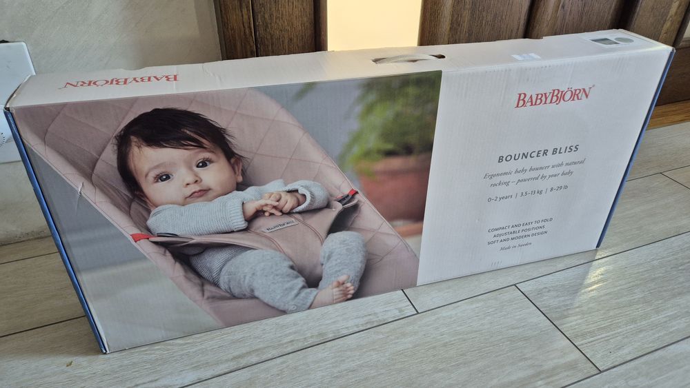 Babybjorn bujaczek leżaczek kolor mesh z regulacją dla dzieci