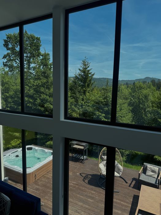 Domek z jacuzzi w Istebnej / nowoczesna stodoła