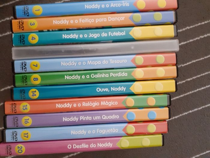 Aprender inglês com o Noddy - 11 DVD's - PORTES GRÁTIS