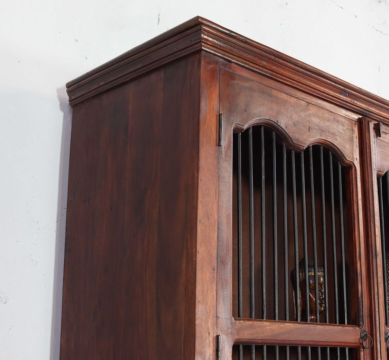 Witryna z drewna egzotycznego 180x50x115cm