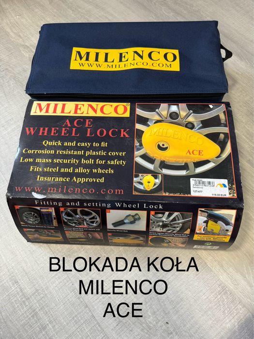Blokada koła przyczepa kamper MILENCO ACE