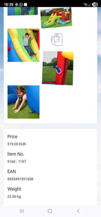 Insuflável para festas de crianças - pechincha