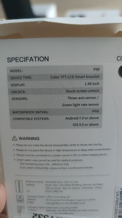 Smartwatch sportowy uniwersalny