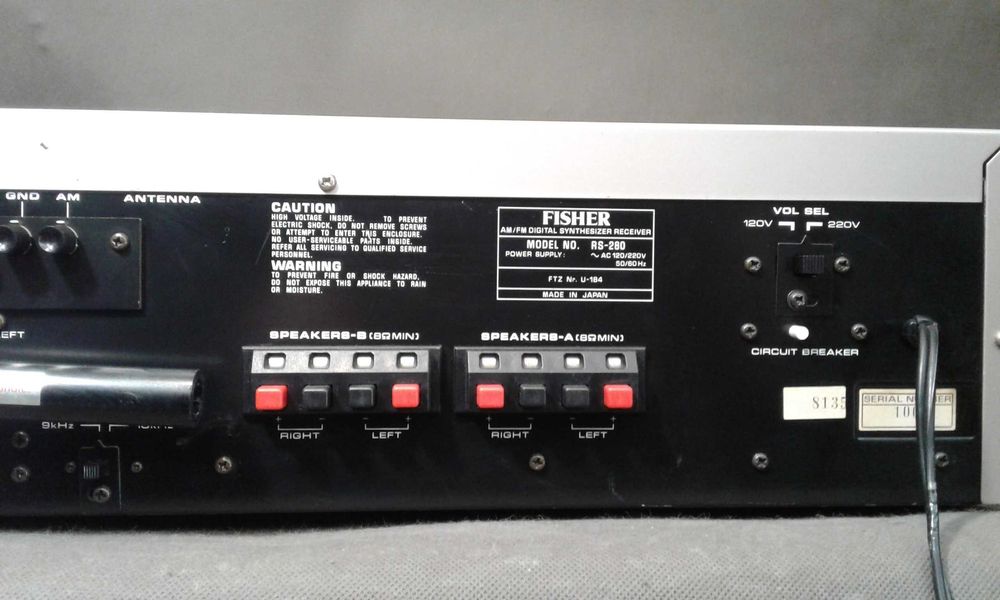 FISHER RS-280,amplituner stereo