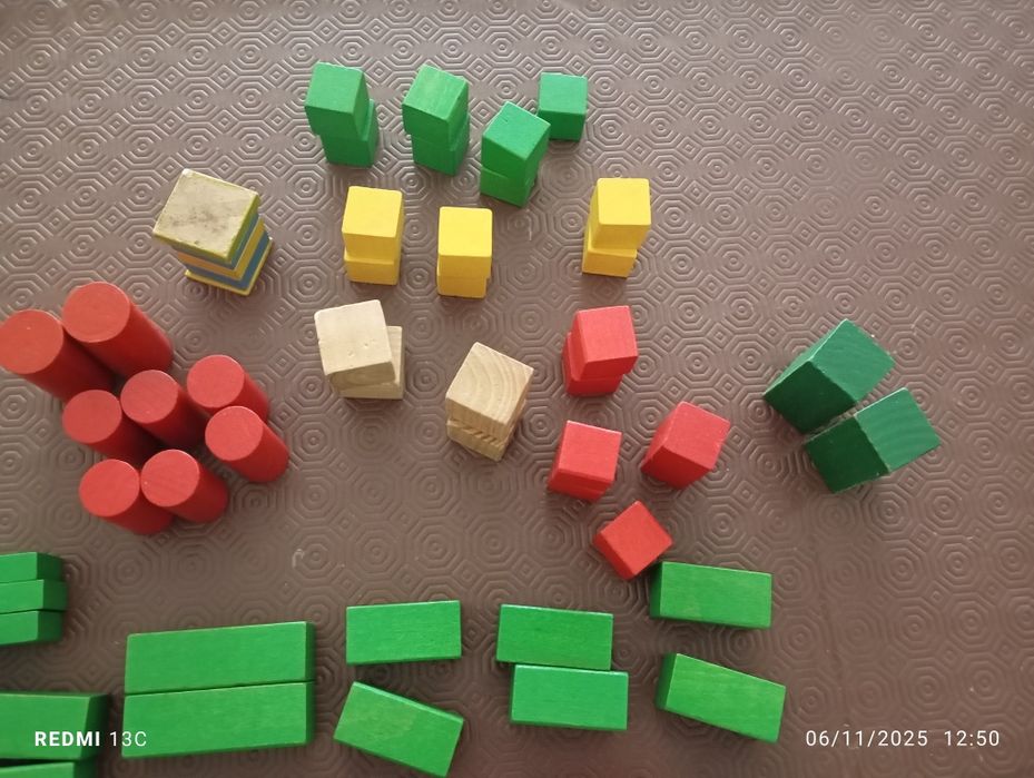 Blocos de madeira