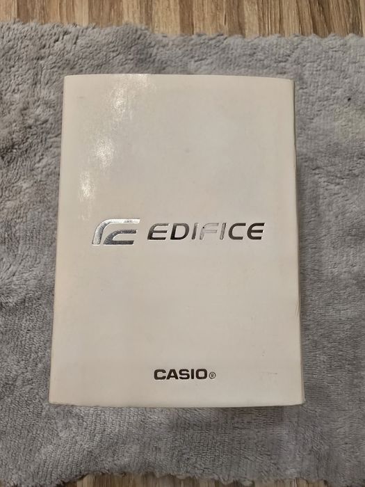 Zegarek Casio Edifice EFM-502 chronograf, stalowa bransoleta