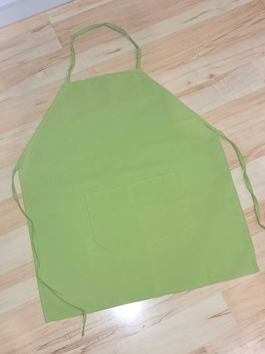 nowy fartuch fartuszek w kolorze limonkowym