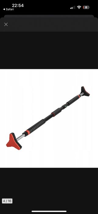 Drążek rozporowy do podciągania + poziomica