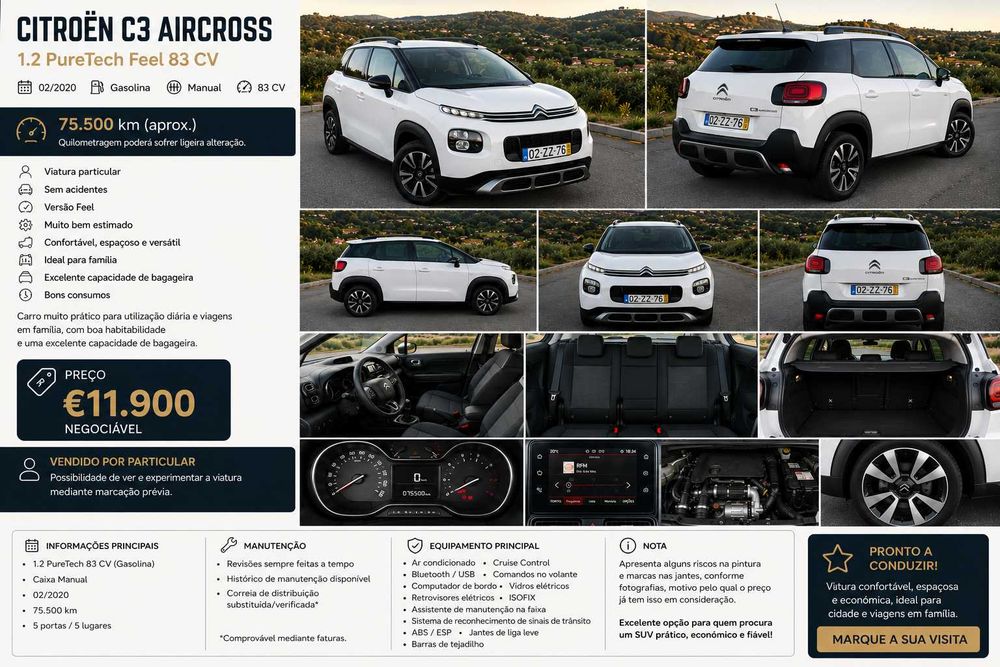 Citroën C3 Aircross 1.2 PureTech Feel