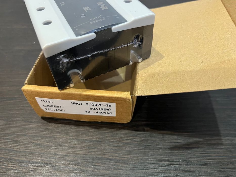 Трёх фазное твердотельное реле HHG1-3/032F-38. 60А