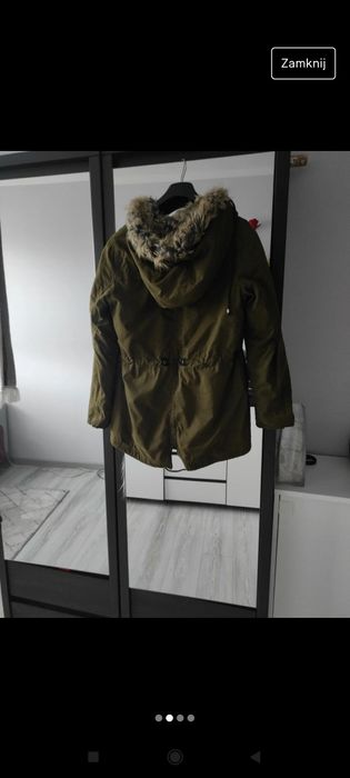 Zielona Kurtka zimowa
