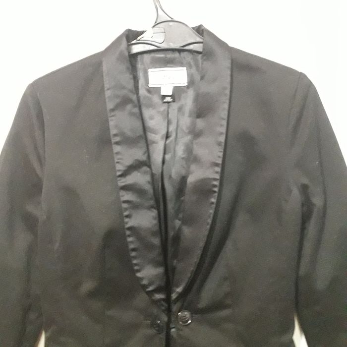 Marynarka damska czarna, żakiet, XS