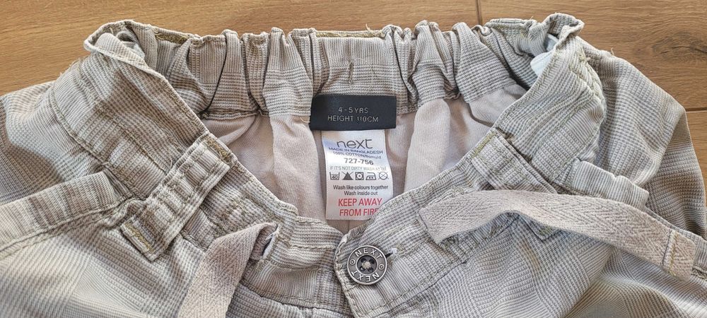 Штани Next на хлопчика на теплу весну, холодне літо, зріст 110