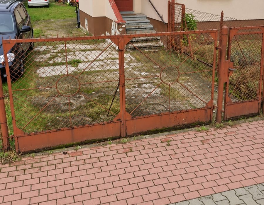 Brama z furtka stalowa