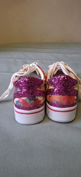 Płócienne półbuty damskie sznurowane letnie 39, Bata