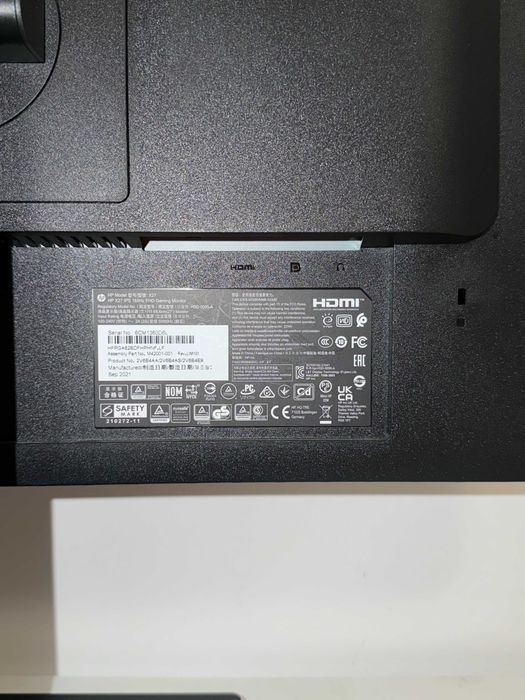 Monitor Gaming HP X27 27" IPS 165Hz