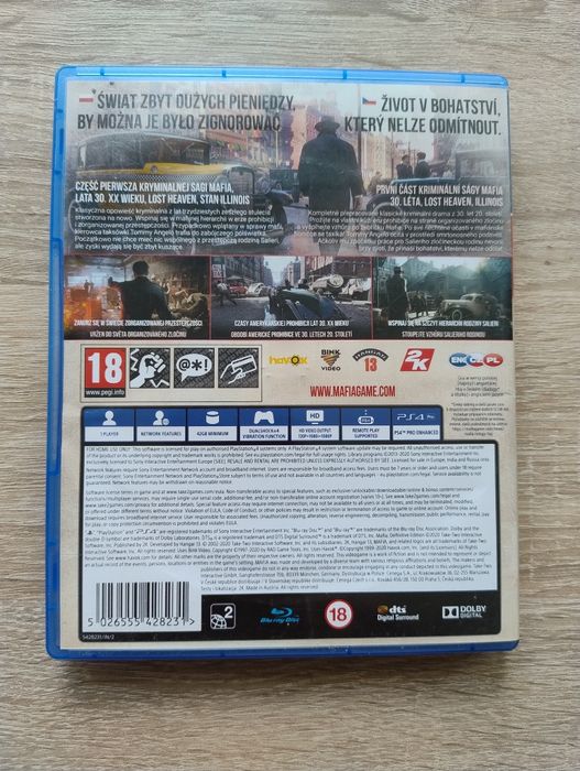 Mafia Definitive Edition PS4 stan bdb