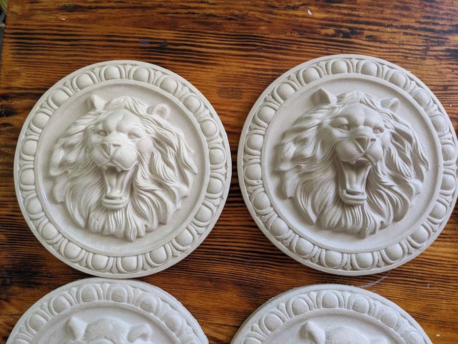 Накладка ,,Лев,,- 19см, гипс