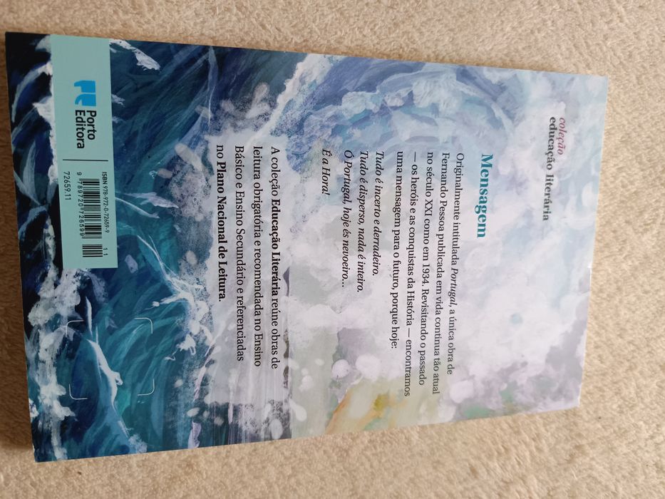 Livro  Mensagem de Fernando Pessoa