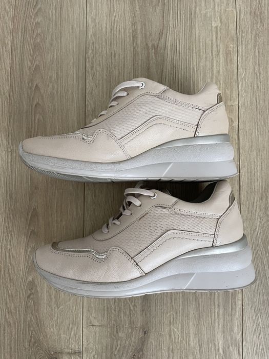 Sneakersy buty trampki Lasocki skóra róż beż 38 dostawa