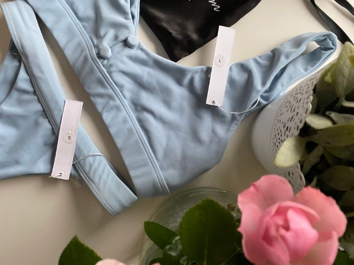 Kira Swim Bikini komplet pastelowy USA wysoki stan