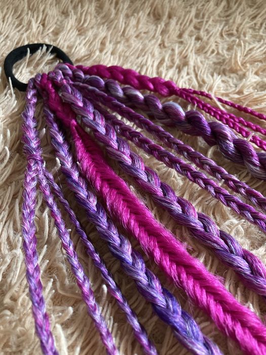 Декоративна резинка з косами