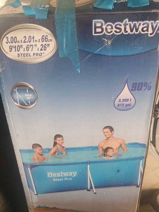 Piscina desmontável retangular - Bestway 300x200x66