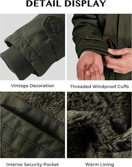 Nowa męska kurtka zimowa/ płaszcz/ parka / outdoorowa /R-XL !A123!