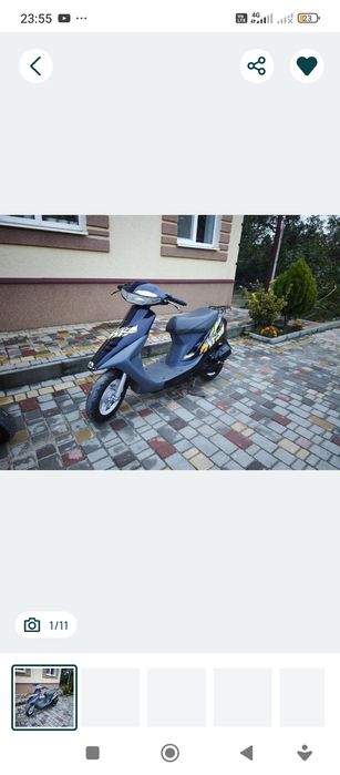 На ходу honda dio 27