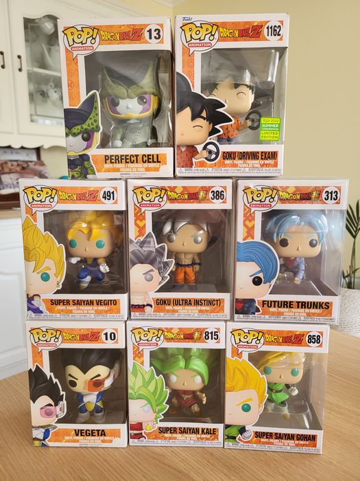 Funko Pop raros Dragol Ball Z e Super
