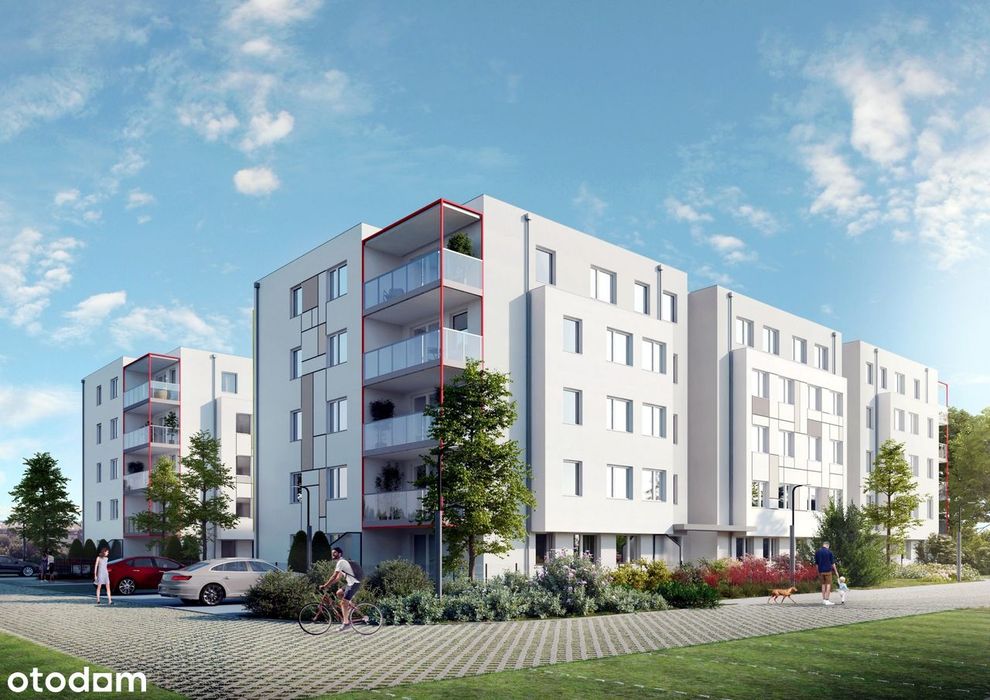 3-pokojowe mieszkanie 54m2 + ogródek Bez Prowizji