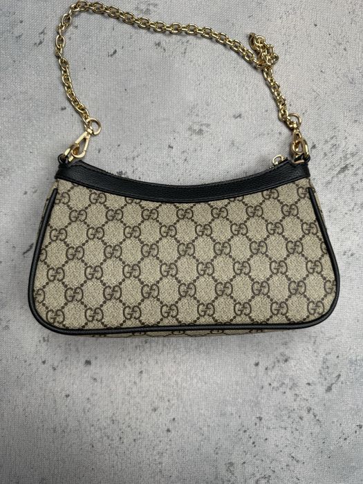 Gucci mini torba na ramie Ophidia / Baguette Monogram GG Double G