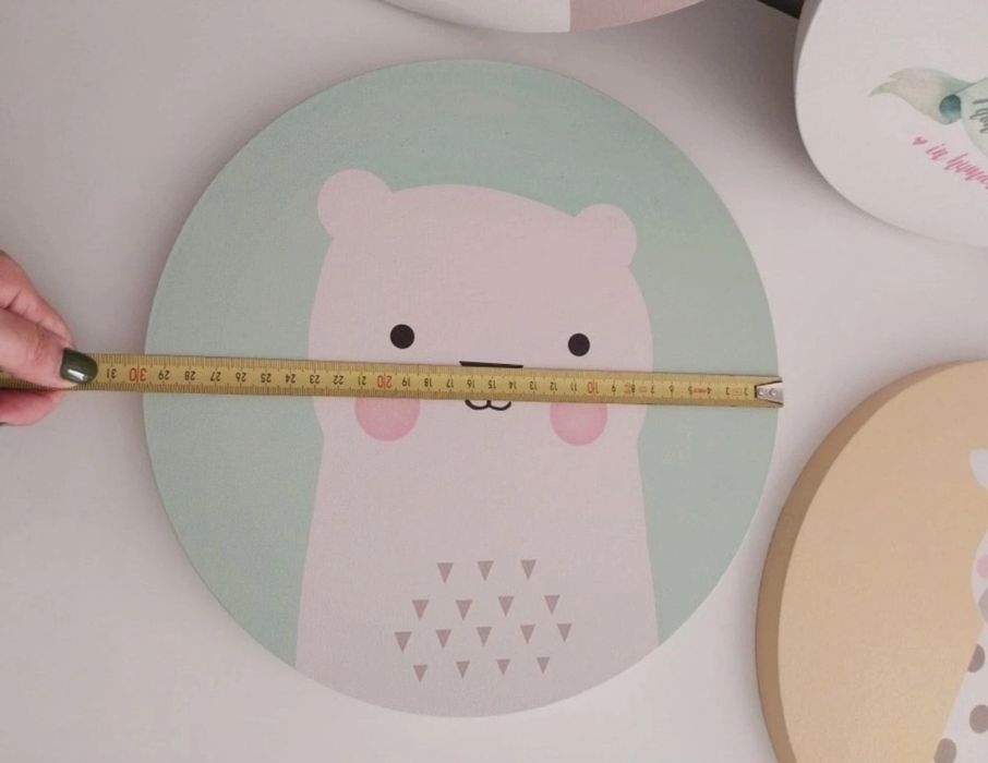 Lote de 5 quadros para quarto de bebé  / criança