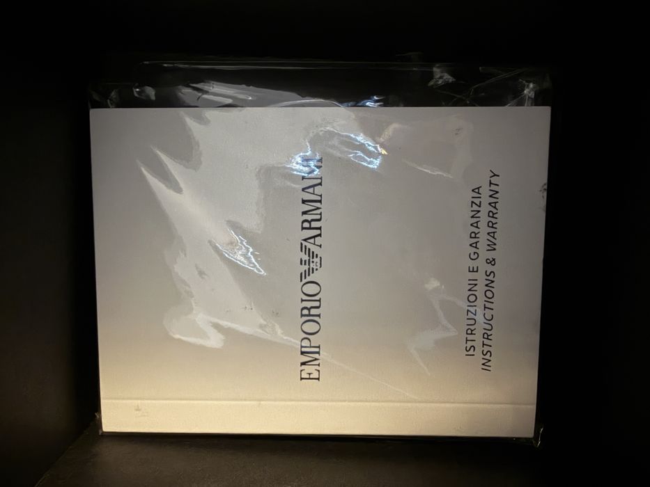 Zegarek męski Emporio Armani srebrny