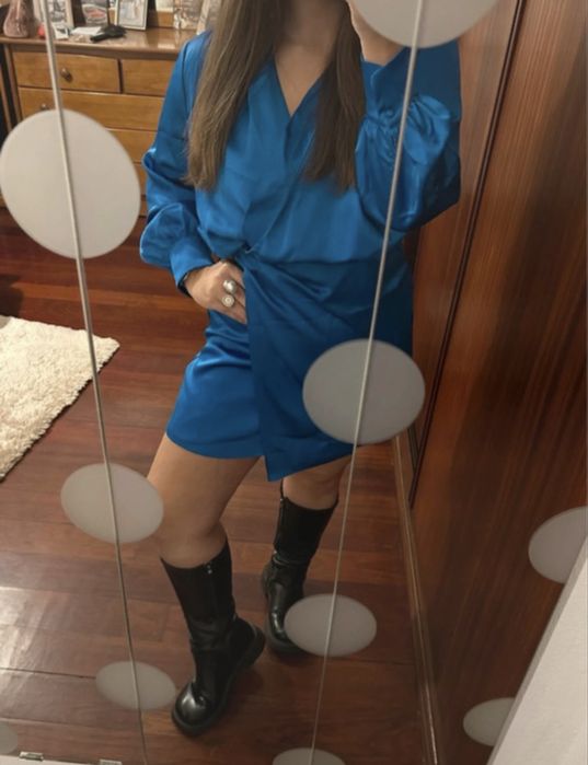 Vestido Azul Zara