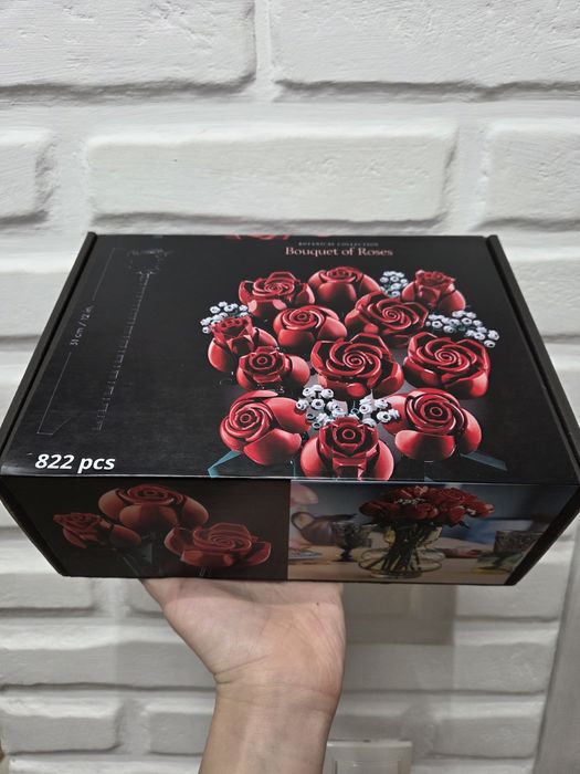 Букет роз Лего Lego Рози Розы Цветы Квіти конструктор троянди