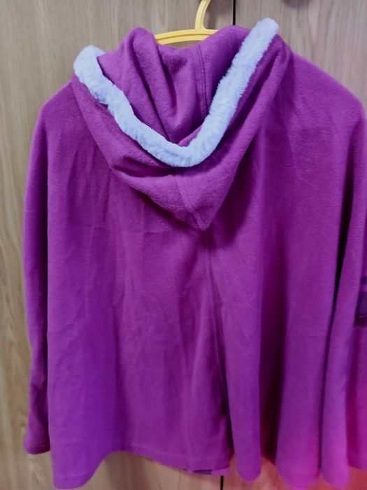 Накидка плащ фліс frozen avon 2-4 р. 98-104