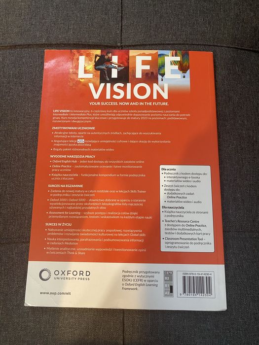 Life Vision Student Book A2/B1