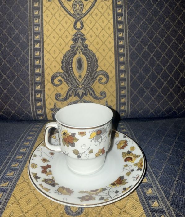 Conjunto de café de porcelana