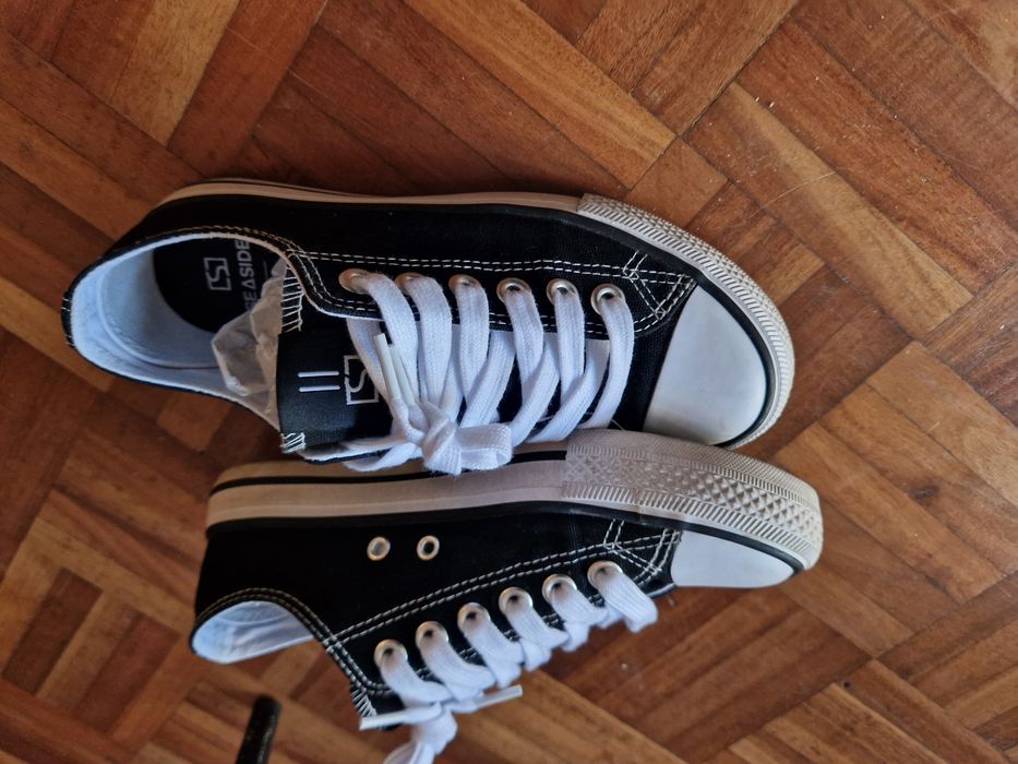 Sapatilhas Seaside preto - estilo all star