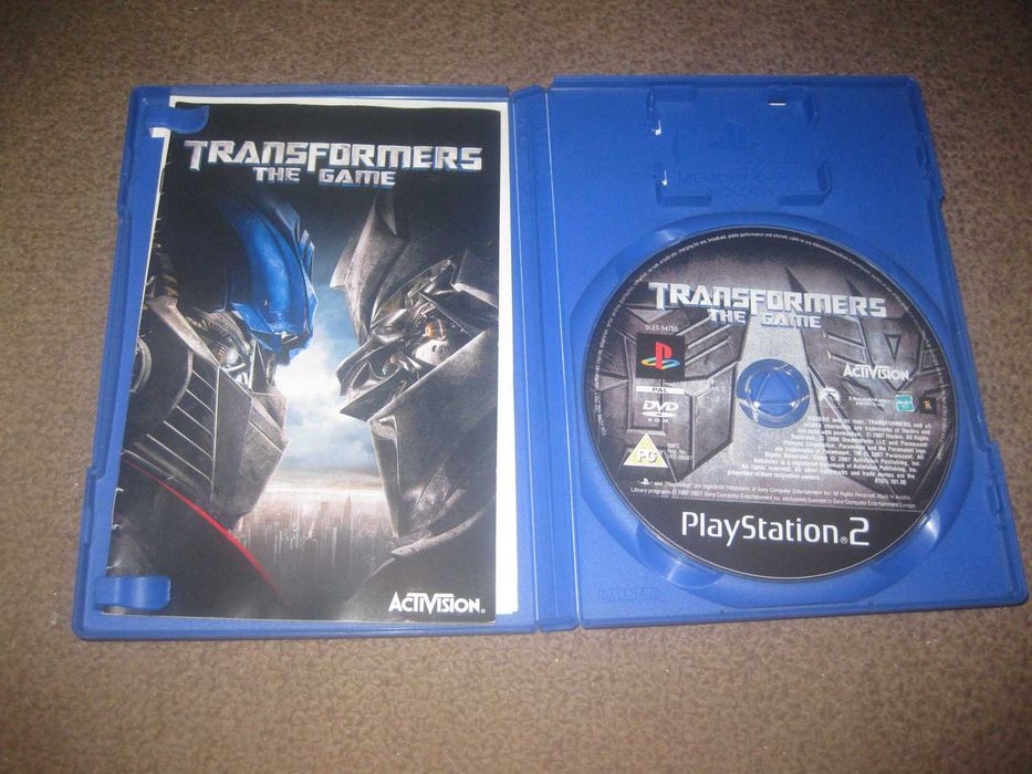 Jogo "Transformers: The Game" para a Playstation 2/Completo!