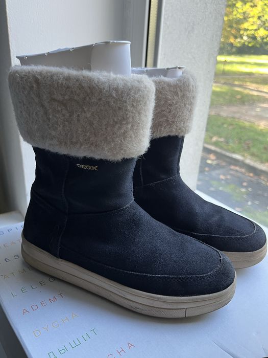 Geox, оригінальні зимові сапоги, ботинки 32р., черевики