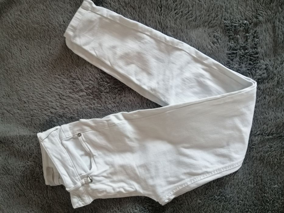 ÚLTIMO PREÇO, 2 calças (brancas e cinzas) skinny, Zara, 34/36